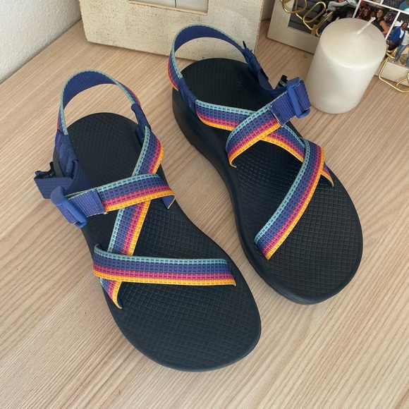 Chaco Shoes - Chaco Z Cloud Comfort Sandal Size 7 Bright Colorful